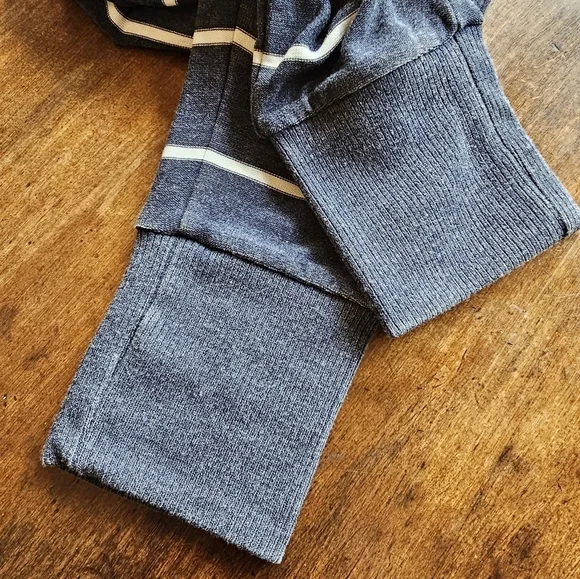 Chaser Cozy Knit Drawstring Cuffed Striped Lounge Joggers Size S - Picture 9 of 16